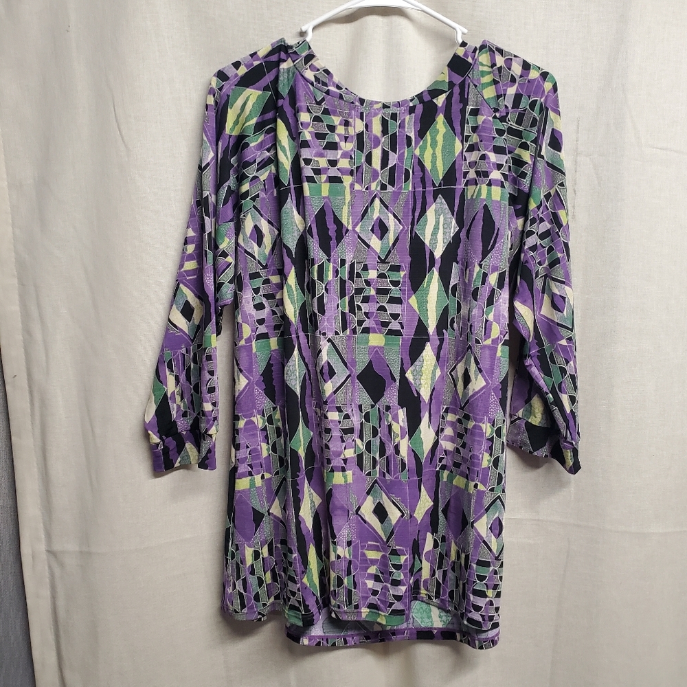 Notations Multicolor Geometric Tunic - Picture 2 of 9